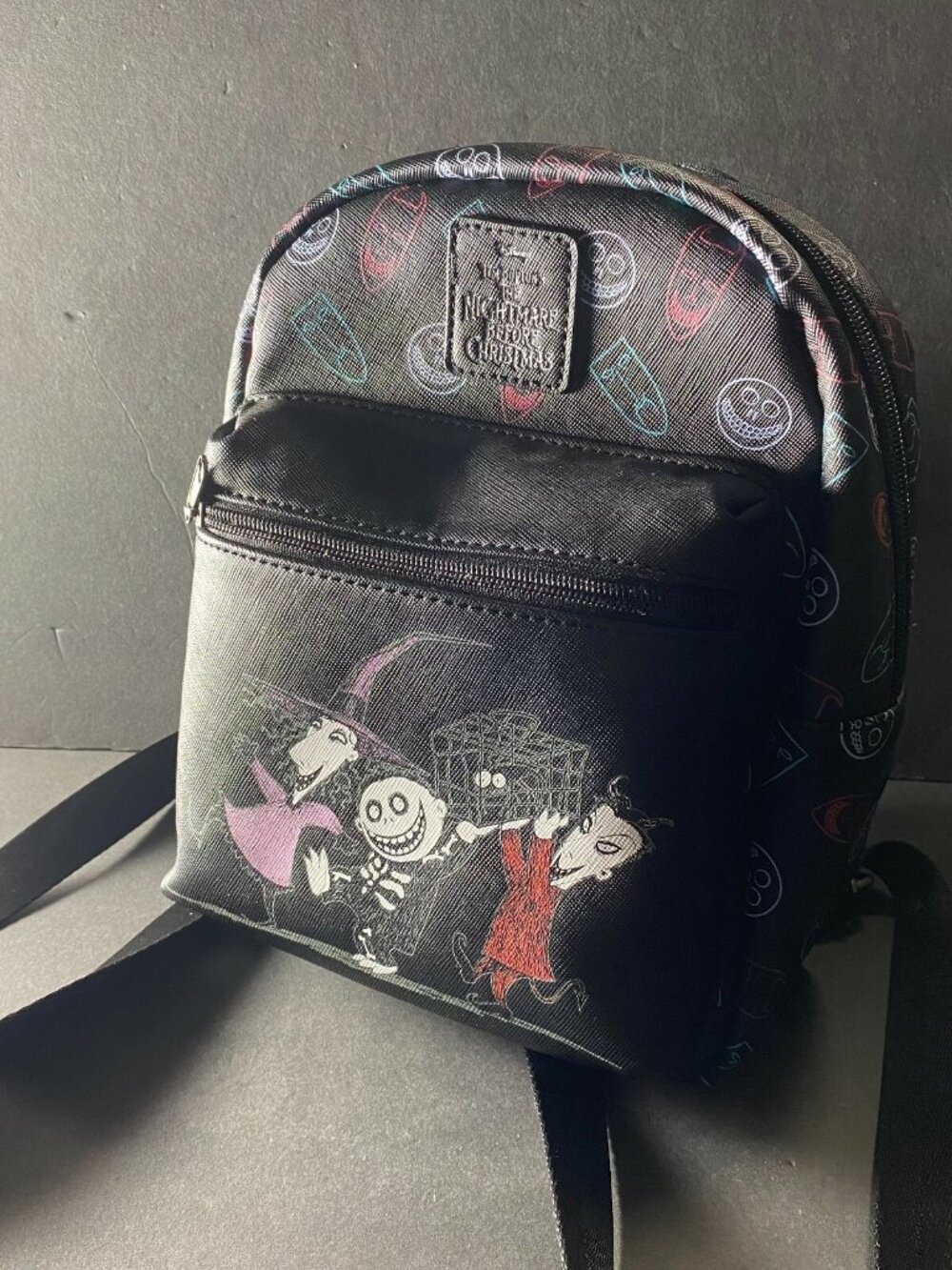 Loungefly Disney Boogie Brothers Lock Shock & Barrel Mini Backpack Nightmare HTF